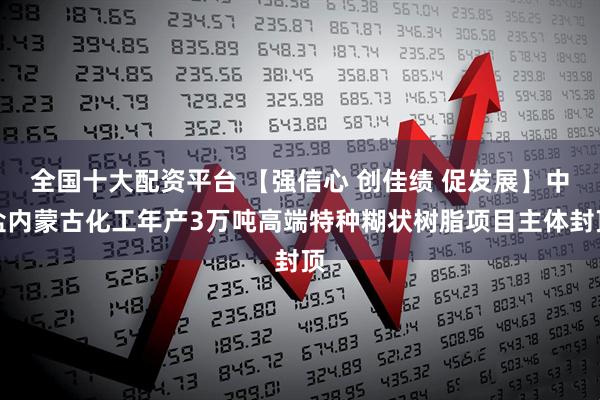 全国十大配资平台 【强信心 创佳绩 促发展】中盐内蒙古化工年产3万吨高端特种糊状树脂项目主体封顶